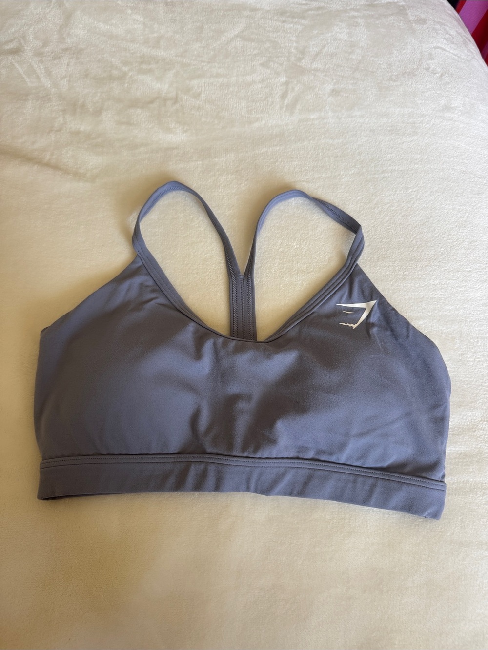 Gymshark Strappy Light Gray Sports Bra